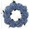24" Azure Blue Hydrangea Wreath with Grapevine Ring by Floral Home®